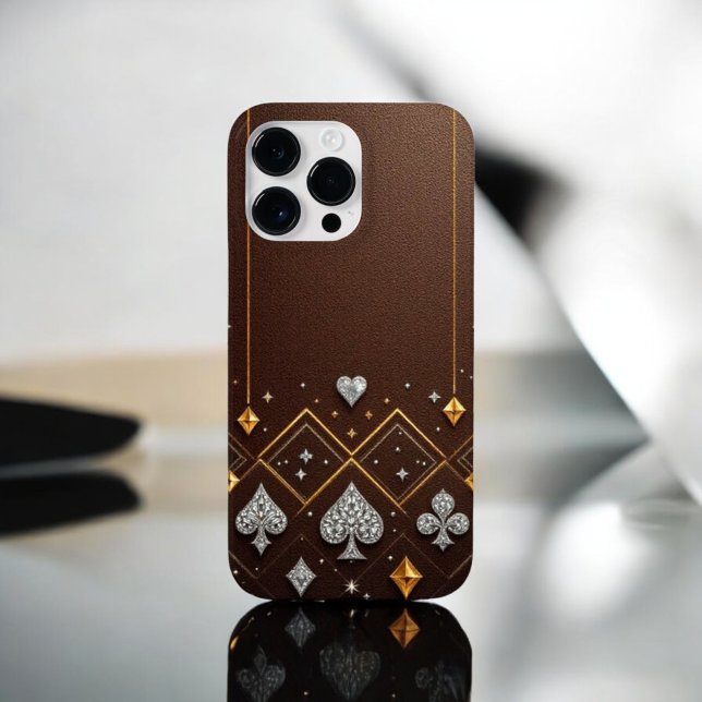 Coques Case-Mate iPhone Diamant Brown LuxeGuard (Créateur téléchargé)