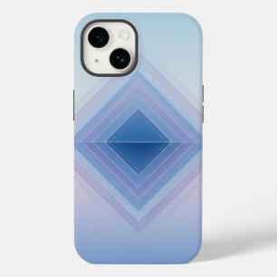 Coque Case-Mate iPhone Diamant de dégradé calmant - Art Abstrait géométri
