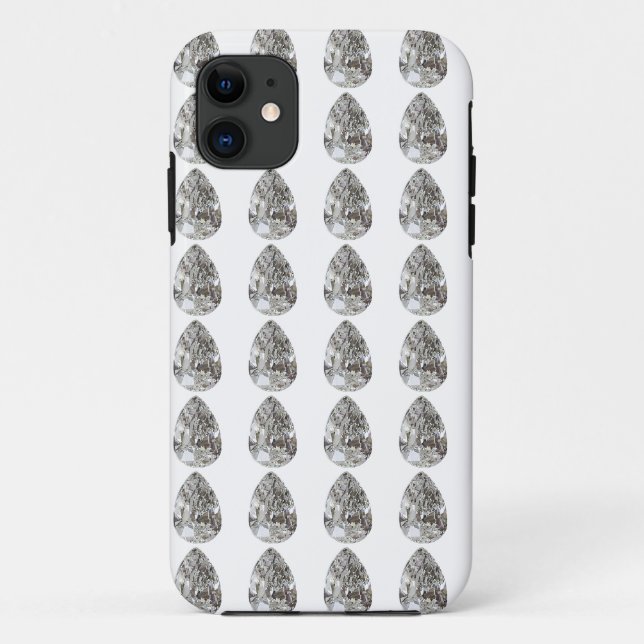Coques Case-Mate iPhone Diamant en forme de poire (Dos)