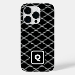 Coque Case-Mate iPhone Diamants Art déco noir et blanc