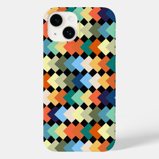 Coques Case-Mate iPhone Diamants de couleur claire (Verso)