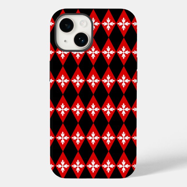 Coques Case-Mate iPhone Diamants Floraux (Verso)