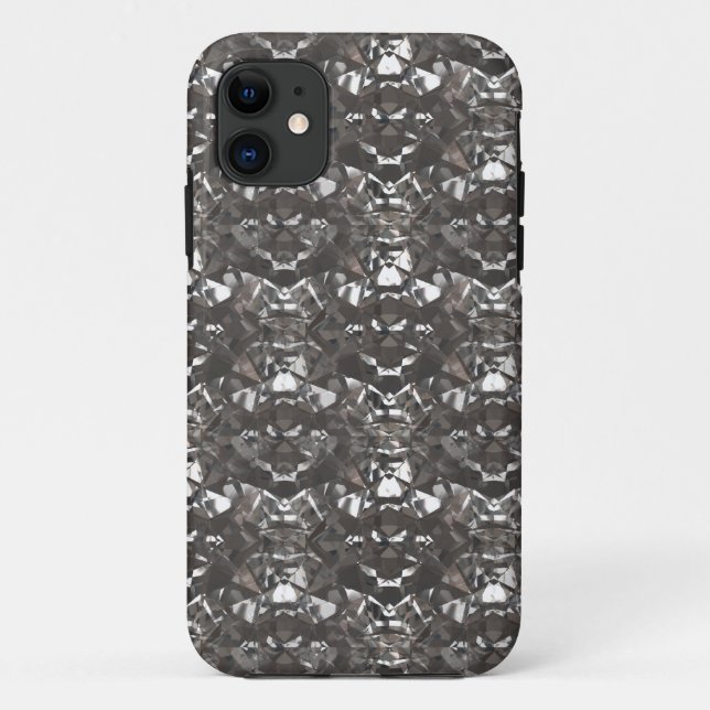 Coques Case-Mate iPhone Diamants noirs (Dos)