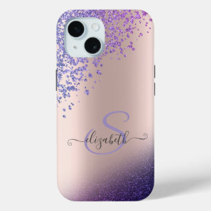 Coque Case-Mate iPhone Diamants Ombre Parties scintillant violet