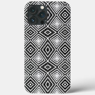 Case-Mate iPhone Case Diamants tribaux noirs Boue Motif africain