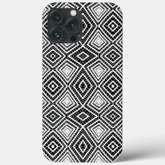 Case-Mate iPhone Case Diamants tribaux noirs Boue Motif africain