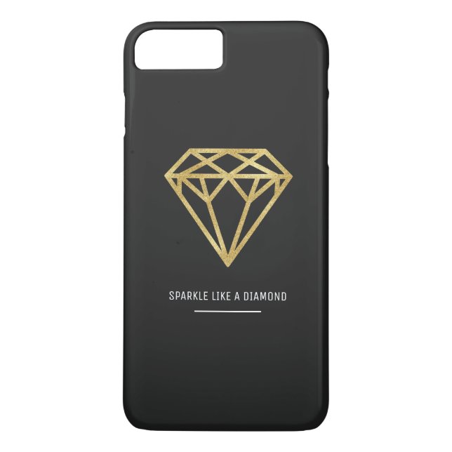 Coques Case-Mate iPhone Diamond d'or (Dos)