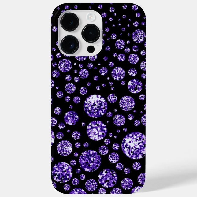 COQUES Case-Mate iPhone DIAMONDE IRIDESCENTE PURPLE (Verso)