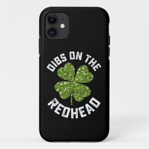 Case-Mate iPhone Case Dibs On The Redhead St Patrick's Day Shamrock
