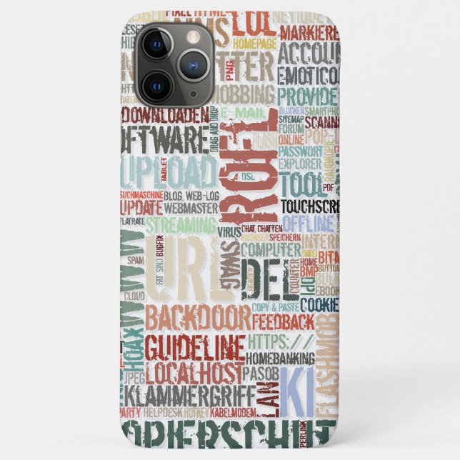 Coques Case-Mate iPhone Dictionnaire informatique en couleurs (Dos)