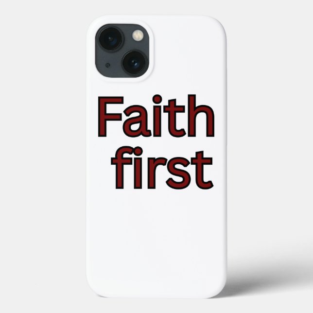 Coques Case-Mate iPhone Dicton religieux de foi (Verso)