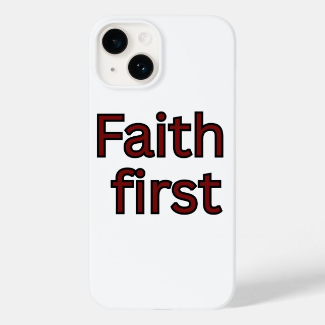 Coques Case-Mate iPhone Dicton religieux de foi (Verso)