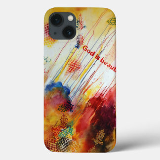 iPhone 13 Coque Dieu abstrait est beau cas