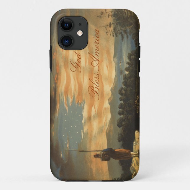 COQUES Case-Mate iPhone DIEU BÉNISSE L'AMÉRIQUE (Dos)