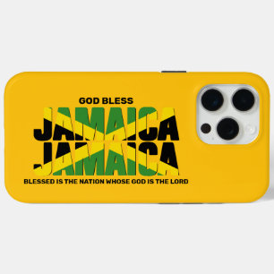 Coque Case-Mate iPhone Dieu bénisse le drapeau de la Jamaïque de style