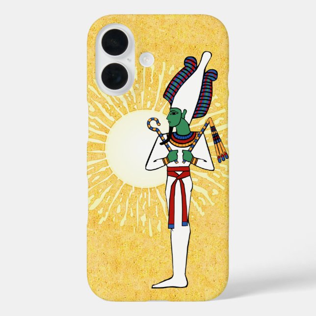 Coques Case-Mate iPhone Dieu égyptien antique Osiris (Verso)