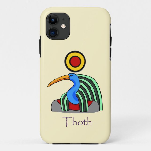 Coques Case-Mate iPhone Dieu égyptien antique Thoth (Dos)