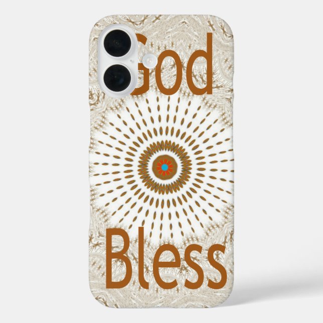 Coques Case-Mate iPhone "Dieu vous bénisse" | Texte Motif traditionnel afr (Verso)