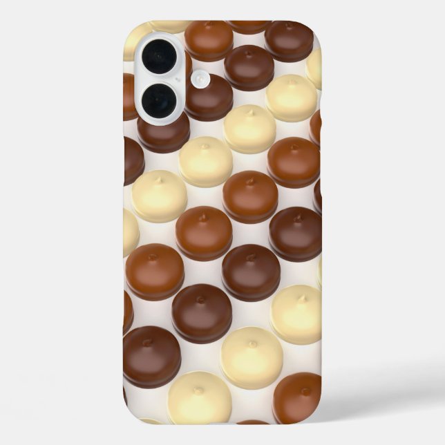 Coques Case-Mate iPhone Différents marshmallows enrobés de chocolat (Verso)