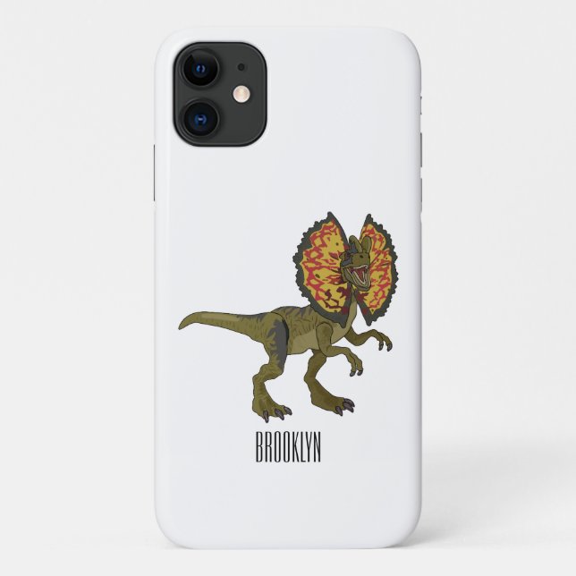 Coques Case-Mate iPhone Dilophosaurus dessin animé (Dos)