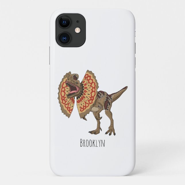 Coques Case-Mate iPhone Dilophosaurus dessin animé (Dos)