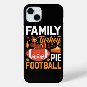 Coque Case-Mate iPhone Dinde de la famille Football Tarte de Thanksgiving