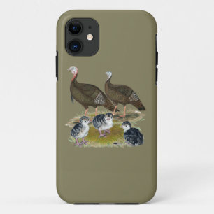 Coques Pour iPhone Dindes Famille Sauvage de l'Est