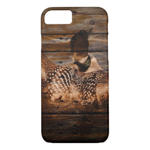 Coques Pour iPhone Dingue en bois d'oiseaux aquatiques de pays