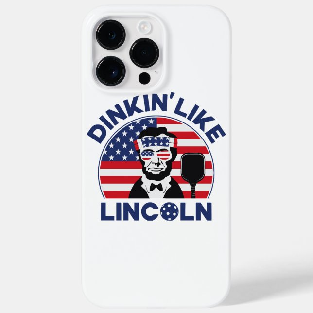 Coques Case-Mate iPhone Dinkin comme Lincoln (Verso)