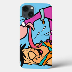 iPhone 13 Coque Dino léchant le Flintstone de Fred