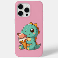 Dino mignonne de glace mangeur