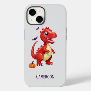 Coque Case-Mate iPhone Dinosaure d'Halloween rouge