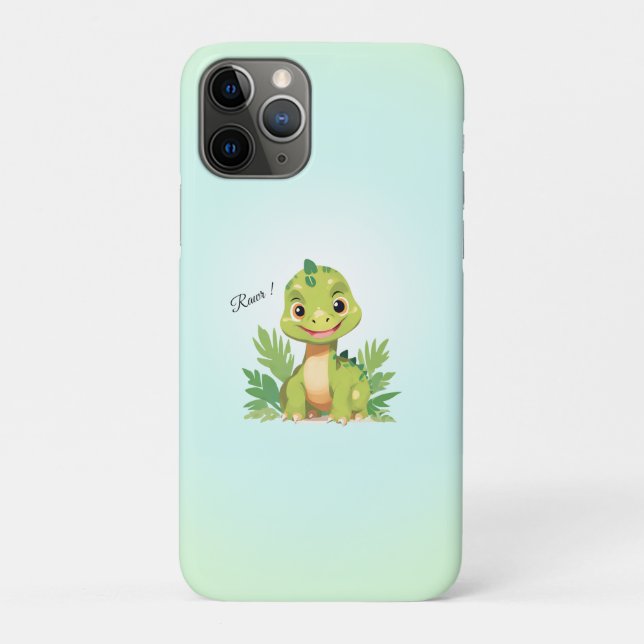 Coques Case-Mate iPhone Dinosaure sauvage zoo de la jungle Anniversaire ga (Dos)