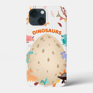 Case-Mate iPhone Case Dinosaures aquarelles adorables avec grand œuf de 