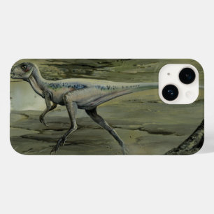Coque Pour iPhone 14 Dinosaures vintage, un Hypsilophodon du Crétacé