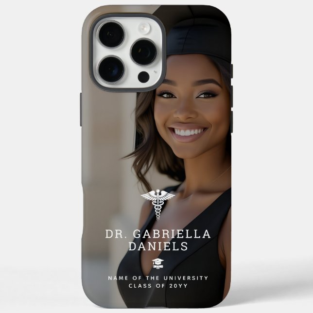 Coques Case-Mate iPhone Diplôme de docteur de l'école de médecine moderne  (Verso)