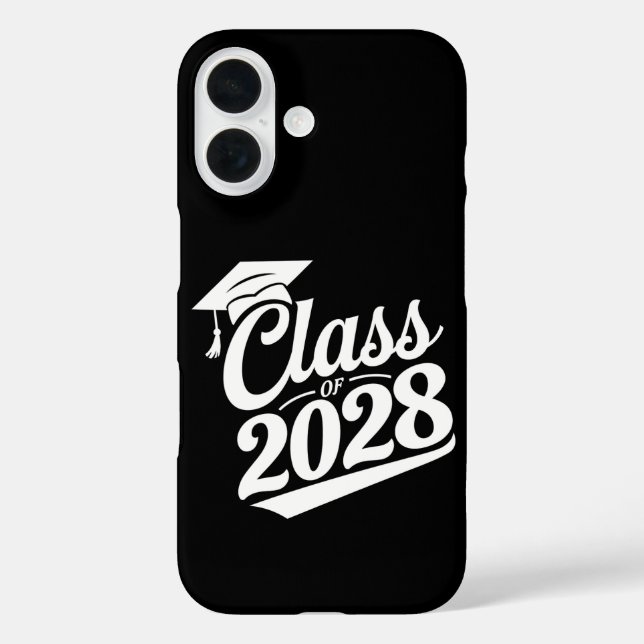 Coques Case-Mate iPhone Diplômé fier de la promotion 2028 Remise des diplô (Verso)