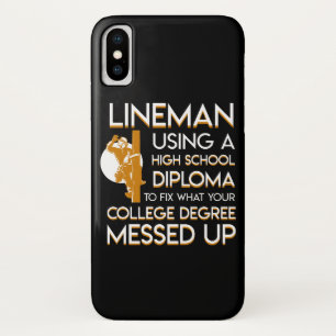 Case-Mate iPhone Case Diplôme universitaire de difficulté de monteur de