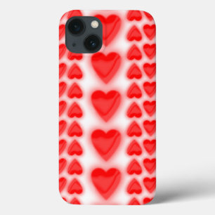 iPhone 13 Coque Direction alternative Coeurs rouges
