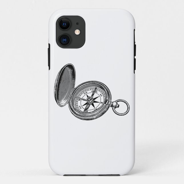 Coques Case-Mate iPhone Direction de navigation à la boussole (Dos)