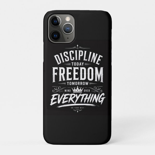 Coques Case-Mate iPhone Discipline Aujourd'hui Liberté Demain (Dos)