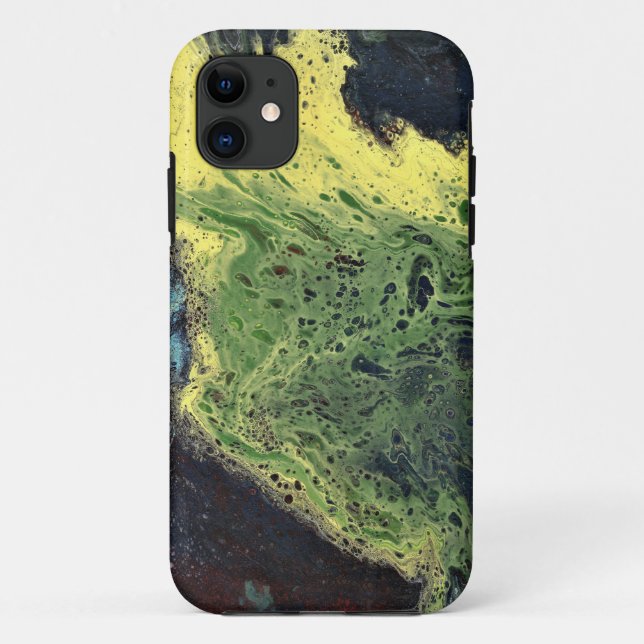Coques Case-Mate iPhone Disparaître 1 Vert Fou (Dos)