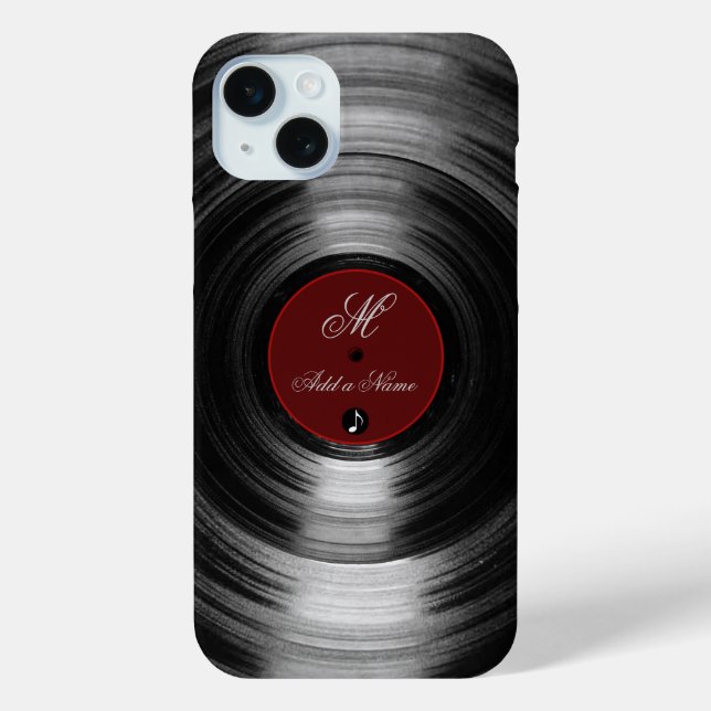 Coques Case-Mate iPhone disque vinyle (Verso)