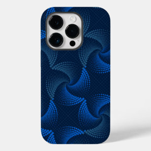 Coque Case-Mate iPhone Distorsion motif Twist DBlue BG