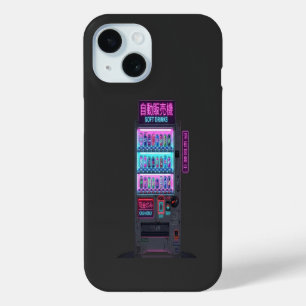 Coque Case-Mate iPhone Distributeur Automatique Japonais Cyberpunk Pixel 