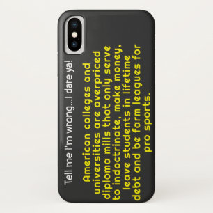 Case-Mate iPhone Case Dites-moi que je me trompe, les collèges et univer