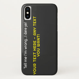 Case-Mate iPhone Case Dites-moi que je me trompe-Tout le texte que vous 