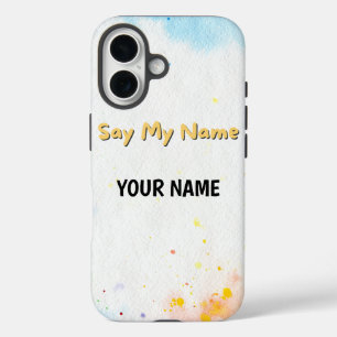 Coque Pour iPhone 16 Dites mon nom