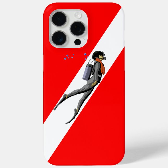 Coques Case-Mate iPhone Diver Et Drapeau (Verso)