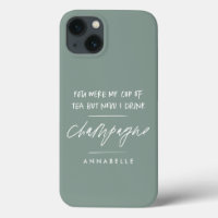 Divorce Tu étais ma tasse de thé moderne sauge ver